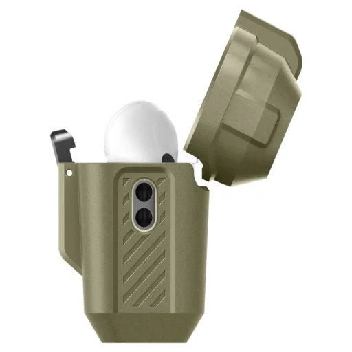 Spigen Lock Fit puzdro pre Airpods Pro 1/2 Vintage Khaki (ACS05911) - 13