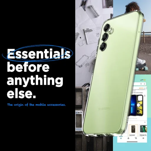 Samsung Galaxy A14 4G/5G Spigen Liquid Crystal tok Crystal Clear - 9