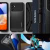 Samsung Galaxy A14 4G/5G Spigen Rugged Armor tok matt fekete thumbnail