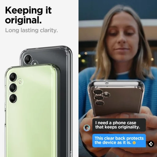 Samsung Galaxy A14 4G/5G Spigen Ultra Hybrid tok Crystal Clear (ACS05846) - 11