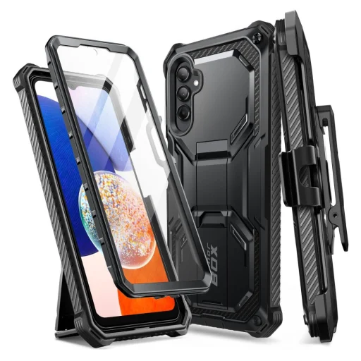 Samsung Galaxy A14 4G/5G Supcase IBLSN Armorbox tok fekete - 1