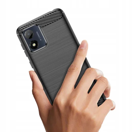 Motorola Moto E13 Tech-Protect TPU Carbon mintás tok fekete - 5