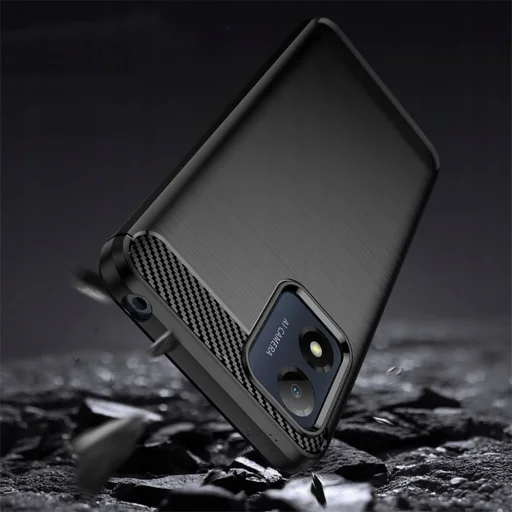 Motorola Moto E13 Tech-Protect TPU Carbon mintás tok fekete - 7