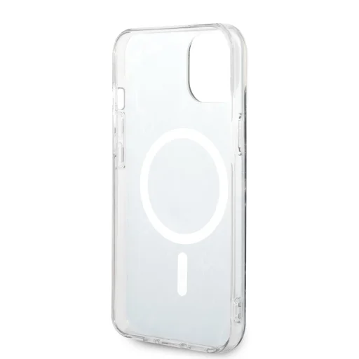 iPhone 14 Guess BUGUHMP14SHMEACSK Marble MagSafe kompatibilis hátlap + vezeték nélküli töltő fekete - 2