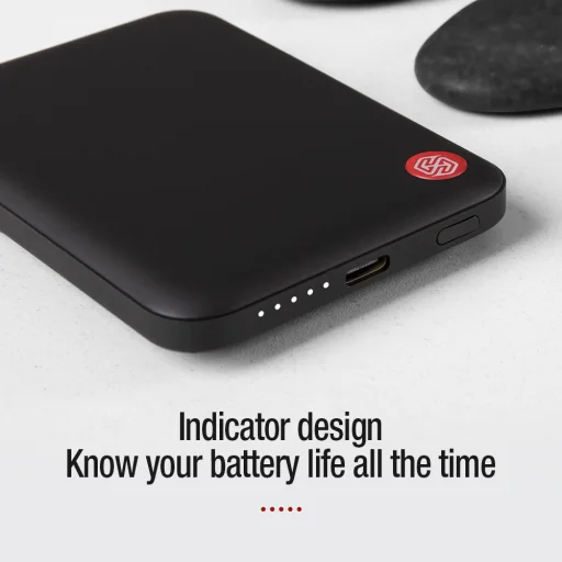 Nillkin NKT21 PowerStone mágneses Powerbank 5000mAh 15W fekete - 9