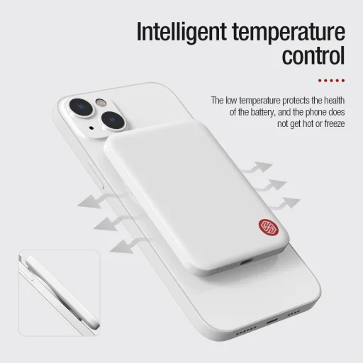 Nillkin NKT21 PowerStone mágneses Powerbank 5000mAh 15W fekete - 3