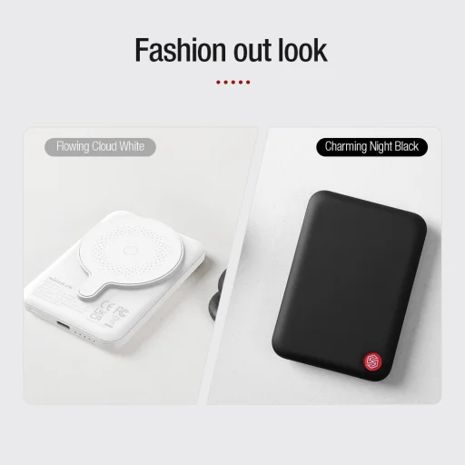Nillkin NKT21 PowerStone mágneses Powerbank 5000mAh 15W fekete - 6