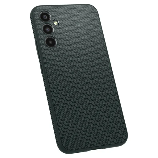 Samsung Galaxy A34 5G Spigen Liquid Air flexibilis TPU gél tok Abyss zöld - 10