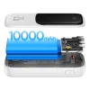 Baseus Qpow Pro Powerbank 10000mAh USB + TYP C - PD 22,5W Type C kábellel fehér thumbnail