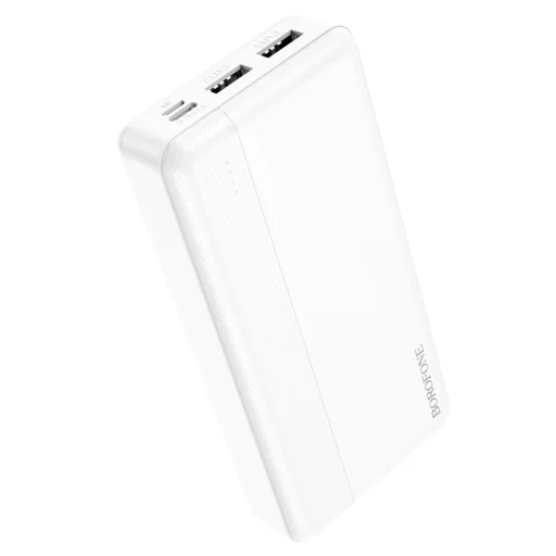 Borofone BJ24A Powerbank 20000mAh 2xUSB fehér - 1
