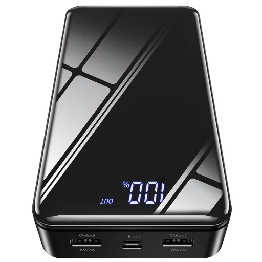 Borofone BJ8 Extreme Powerbank 30000mAh 2xUSB fekete - 5