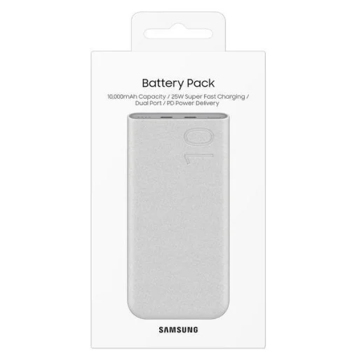 Samsung gyári FastCharge Powerbank 2x USB-C 25W 10000mAh bézs (EB-P3400XUEGEU) - 5