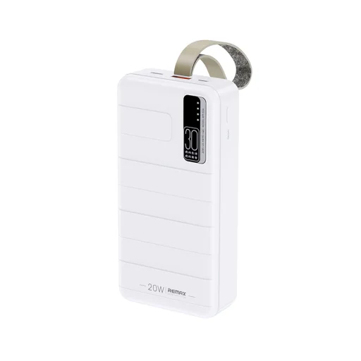 Remax Noah RPP-506 Powerbank 30000mAh USB + Type C - PD 20W QC 22.5W fehér - 1
