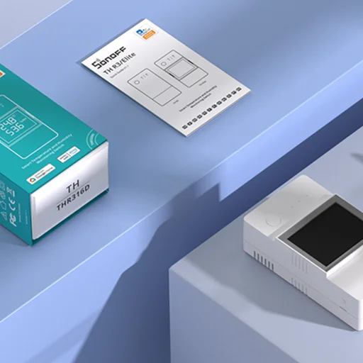 Sonoff TH Elite Wi-Fi relé páratartalom és hőmérséklet mérési funkcióval 16A RJ9 4P4C fehér (THR316D) - 2