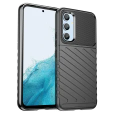 Samsung Galaxy A54 5G Thunder fokozott védelmet biztosító flexibilis TPU tok fekete