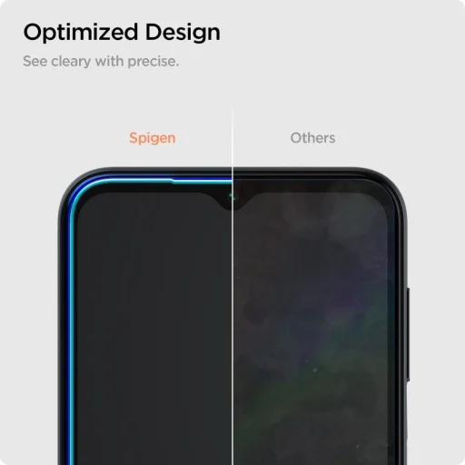 Samsung Galaxy A14 4G/5G Spigen Glas.TR Slim kijelzővédő üvegfólia 2db - 3