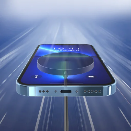 Choetech mágneses vezeték nélküli töltő 15W MagSafe iPhone 12/13/14 fekete (T518-F-BK) - 5