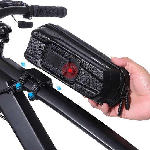 Wildman XS5 vízálló kerékpár táska/biciklis táska/roller táska 1L fekete - 14