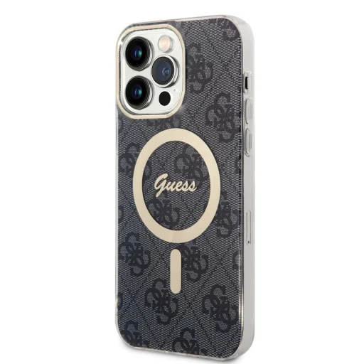 iPhone 14 Pro Guess BUGUHMP14LH4EACSK 4G MagSafe kompatibilis hátlap + vezeték nélküli töltő fekete - 7