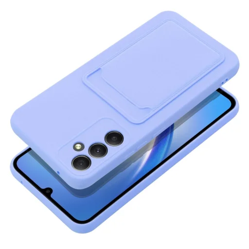 Samsung Galaxy A34 5G Card Case Szilikon tok hátlapi kártyatartóval lila - 4