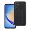 Samsung Galaxy A34 5G Forcell Leather Kickstand tok fekete