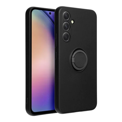 Samsung Galaxy A54 5G Forcell Szilikon ring tok fekete - 11