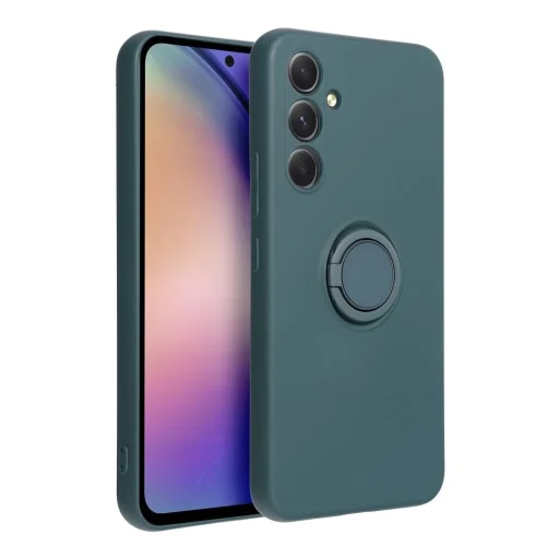 Samsung Galaxy A54 5G Forcell Szilikon ring tok zöld - 3