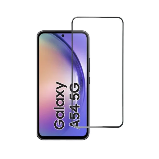 Samsung Galaxy A54 5G Blue Star 5D kijelzővédő üvegfólia fekete - 6