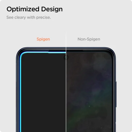 Samsung Galaxy M54 5G Spigen Glas.TR Slim kijelzővédő üvegfólia 2db - 1