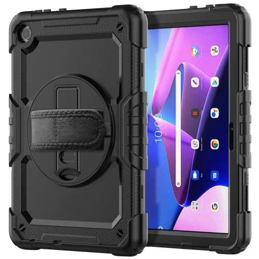 Lenovo Tab M10 10.1 3rd gen TB328 Tech-Protect Solid360 tok fekete - 6