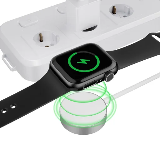 Tech-Protect Ultraboost mágneses Apple Watch töltőkábel 120 cm fehér - 5