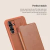 Samsung Galaxy S23 Plus Nillkin Qin Book Pro Fliptok barna thumbnail