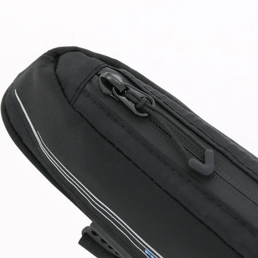 Biciklitáska / kerékpártáska cipzárral 0.4L fekete (SAHOO 121343-SA) - 5