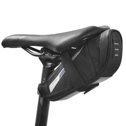 Biciklitáska / kerékpártáska cipzárral 0.6L fekete (SAHOO 131432-SA) - 3