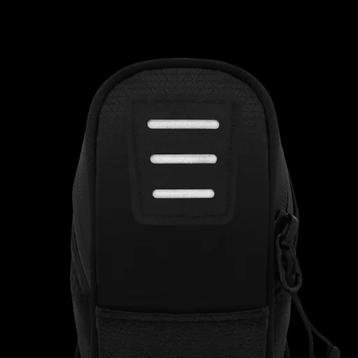 Biciklitáska / kerékpártáska cipzárral 0.6L fekete (SAHOO 131432-SA) - 6