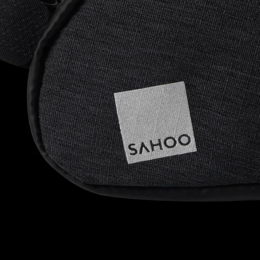 Biciklitáska / kerékpártáska cipzárral 0.8L fekete (SAHOO 131470S-SA) - 6