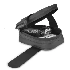 Biciklitáska / kerékpártáska cipzárral 0.5L fekete (SAHOO 132036)