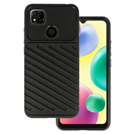 Xiaomi Redmi 10A Thunder fokozott védelmet biztosító flexibilis TPU tok fekete - 4