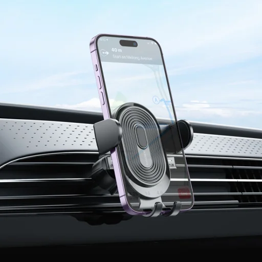 Borofone BH84 autós telefontartó szellőzőrácshoz fekete - 9