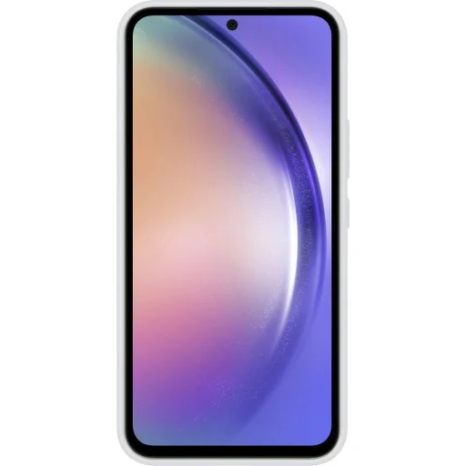 Samsung Galaxy A54 5G gyári szilikon tok narancssárga pánttal fehér (EF-XA546CWEGWW) - 3