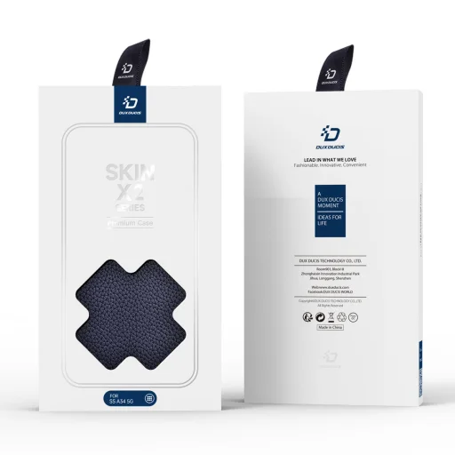 Samsung Galaxy A34 5G Dux Ducis Skin X2 mágneses fliptok kék - 10