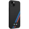  iPhone 14 Plus fekete BMW BMHCP14M22SOTK Szilikon Slanted Stripes tok thumbnail