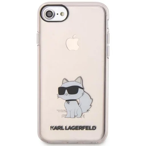 iPhone 7/8/SE 2020/SE 2022 Karl Lagerfeld KLHCI8HNCHTCP Ikonik Choupette tok rózsaszín - 4