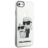 iPhone 7/8/SE 2020/SE 2022 Karl Lagerfeld KLHCI8HNKCTGT Glitter Karl és Choupette tok átlátszó thumbnail