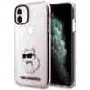 iPhone 11/XR Karl Lagerfeld KLHCN61HNCHTCP Ikonik Choupette tok rózsaszín thumbnail