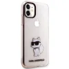 iPhone 11/XR Karl Lagerfeld KLHCN61HNCHTCP Ikonik Choupette tok rózsaszín thumbnail