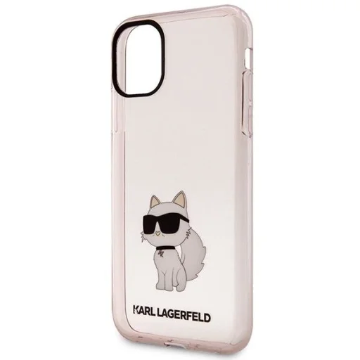 iPhone 11/XR Karl Lagerfeld KLHCN61HNCHTCP Ikonik Choupette tok rózsaszín - 3
