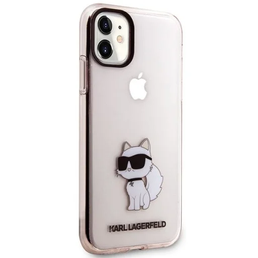 iPhone 11/XR Karl Lagerfeld KLHCN61HNCHTCP Ikonik Choupette tok rózsaszín - 4