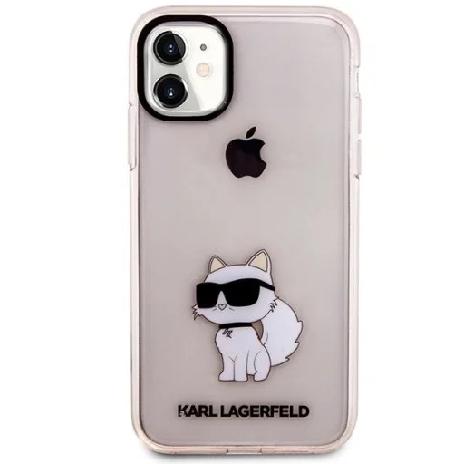 iPhone 11/XR Karl Lagerfeld KLHCN61HNCHTCP Ikonik Choupette tok rózsaszín - 7