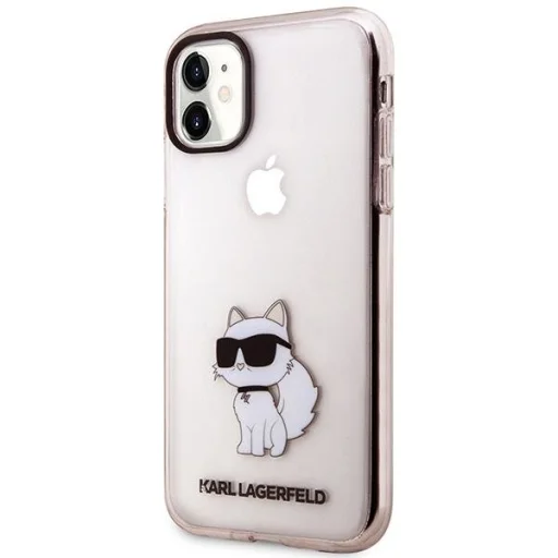 iPhone 11/XR Karl Lagerfeld KLHCN61HNCHTCP Ikonik Choupette tok rózsaszín - 2